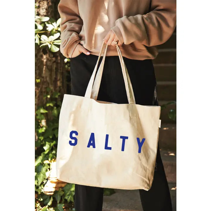 Salty Canvas Tote Bag