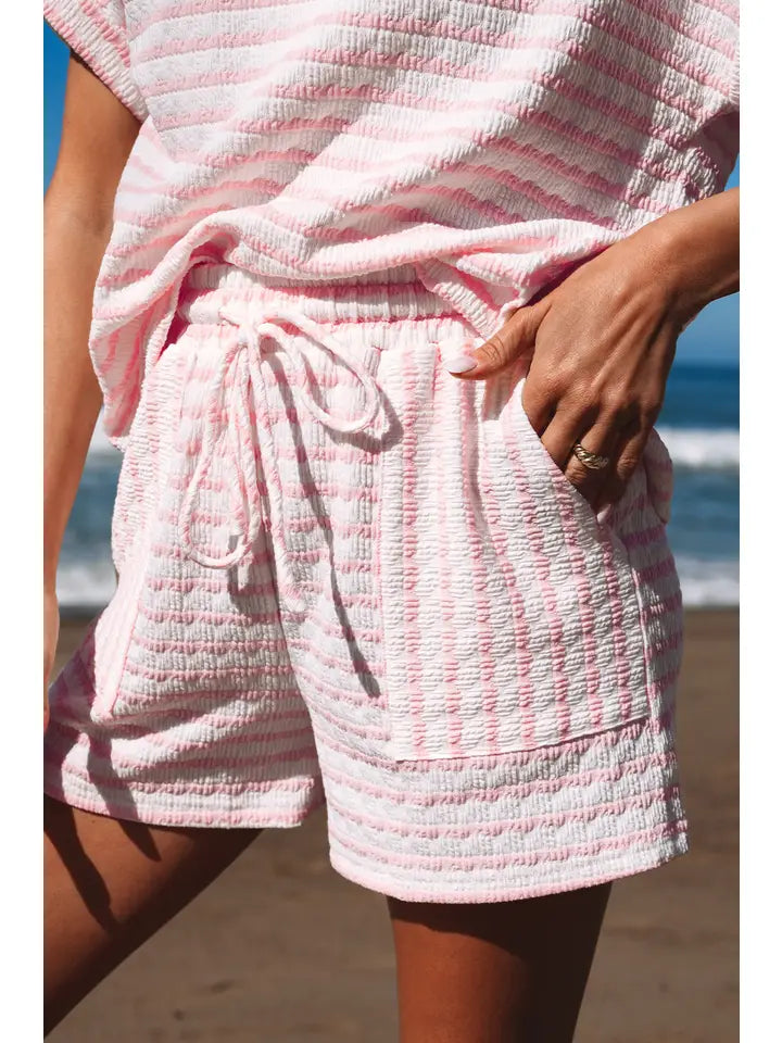 Daily Shift Stripe Print Set