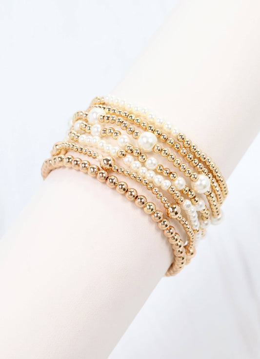 Caroline Hill - Judey Bracelet Set GOLD
