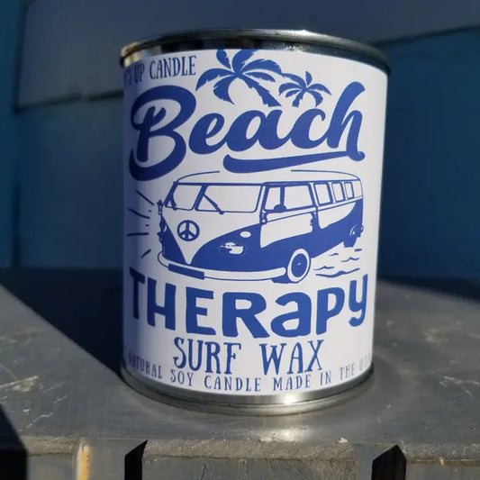 Beach Therapy Surf Wax Paint Can Candle