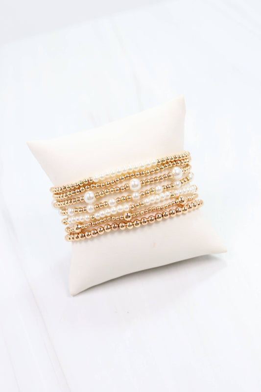 Caroline Hill - Judey Bracelet Set GOLD