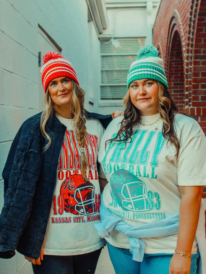 90's Philadelphia Football Vintage Oversized Tshirt - PRE ORDER!
