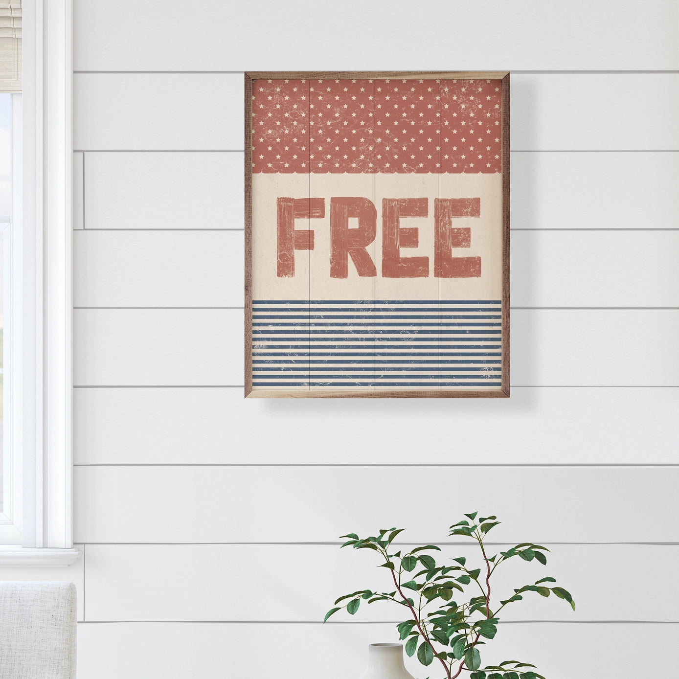 FREE - Red White Blue Wall Art