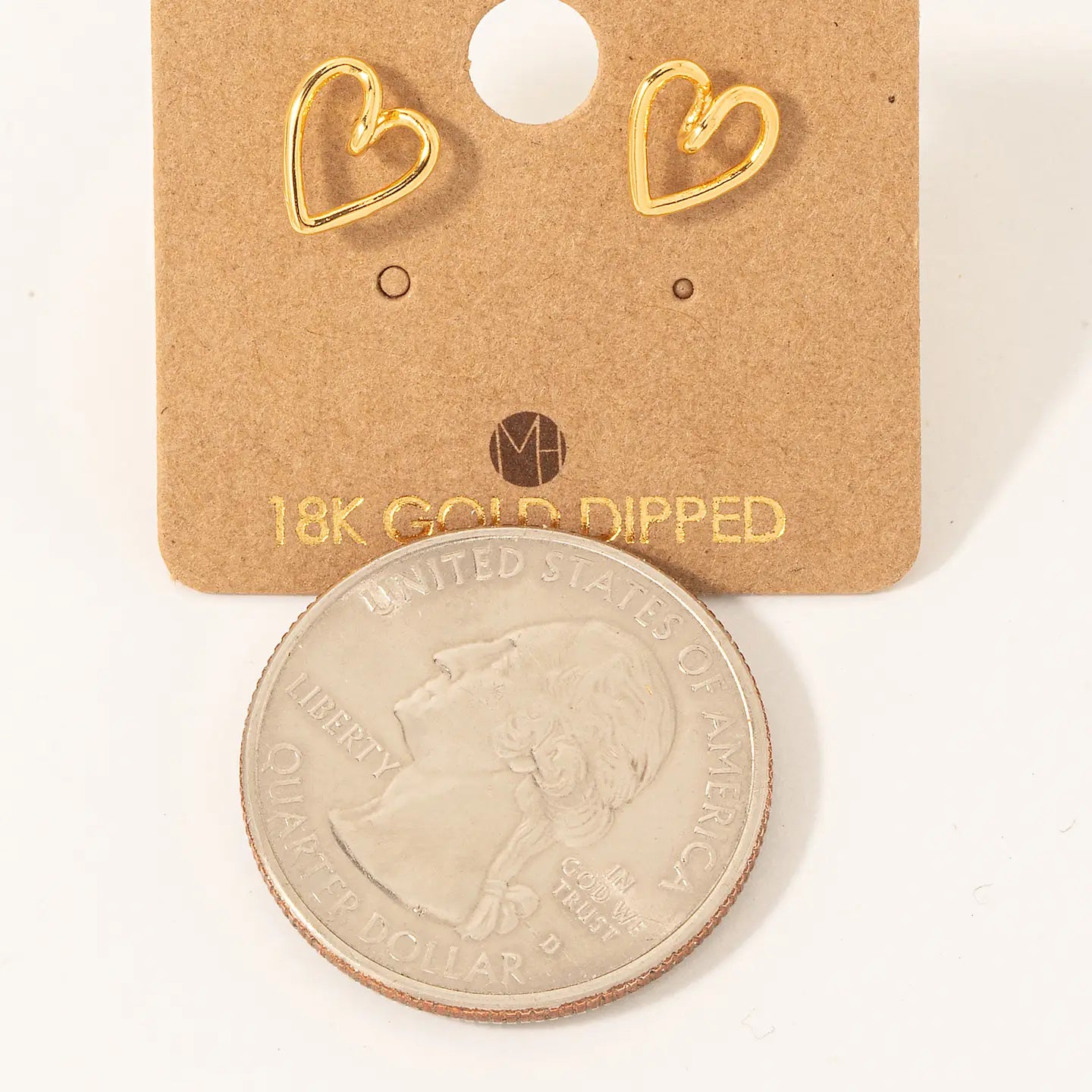 Heart Stud Earrings