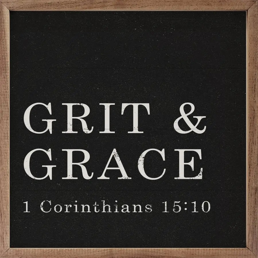 Grit And Grace - 1 Corinthians Wall Art
