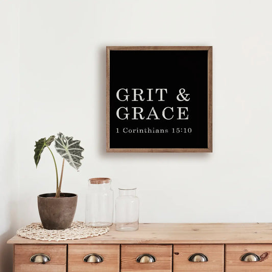 Grit And Grace - 1 Corinthians Wall Art
