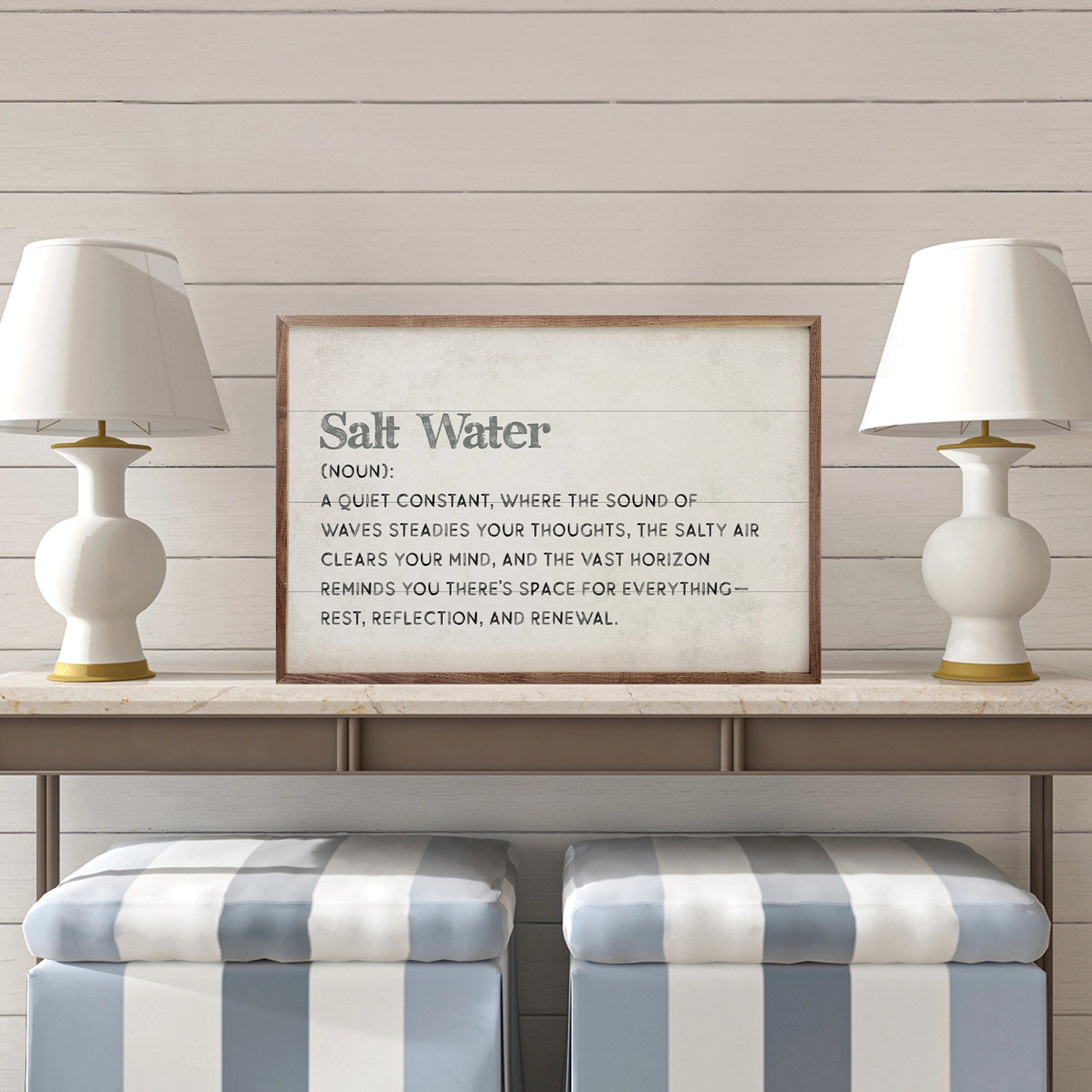 Salt Water Definition Wall Art