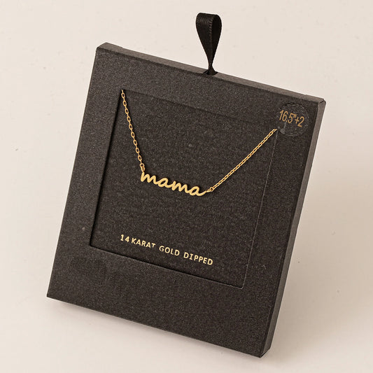 Secret Box - Dainty Mama Pendant Necklace
