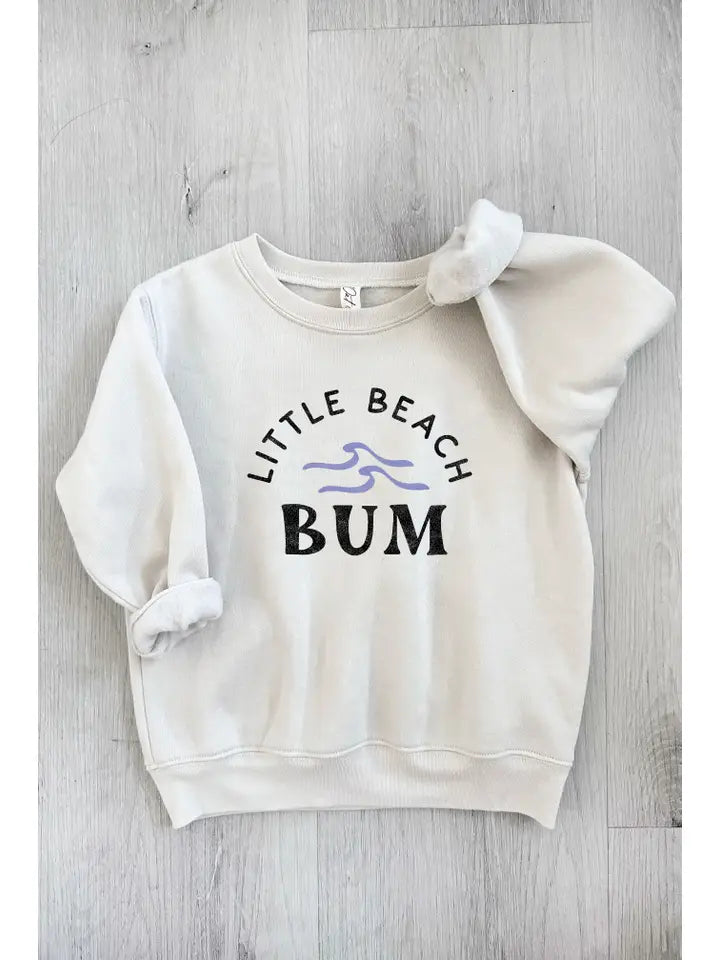 Little Beach Bum Toddler Graphic Sweatshirt