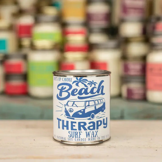Beach Therapy Surf Wax Paint Can Candle